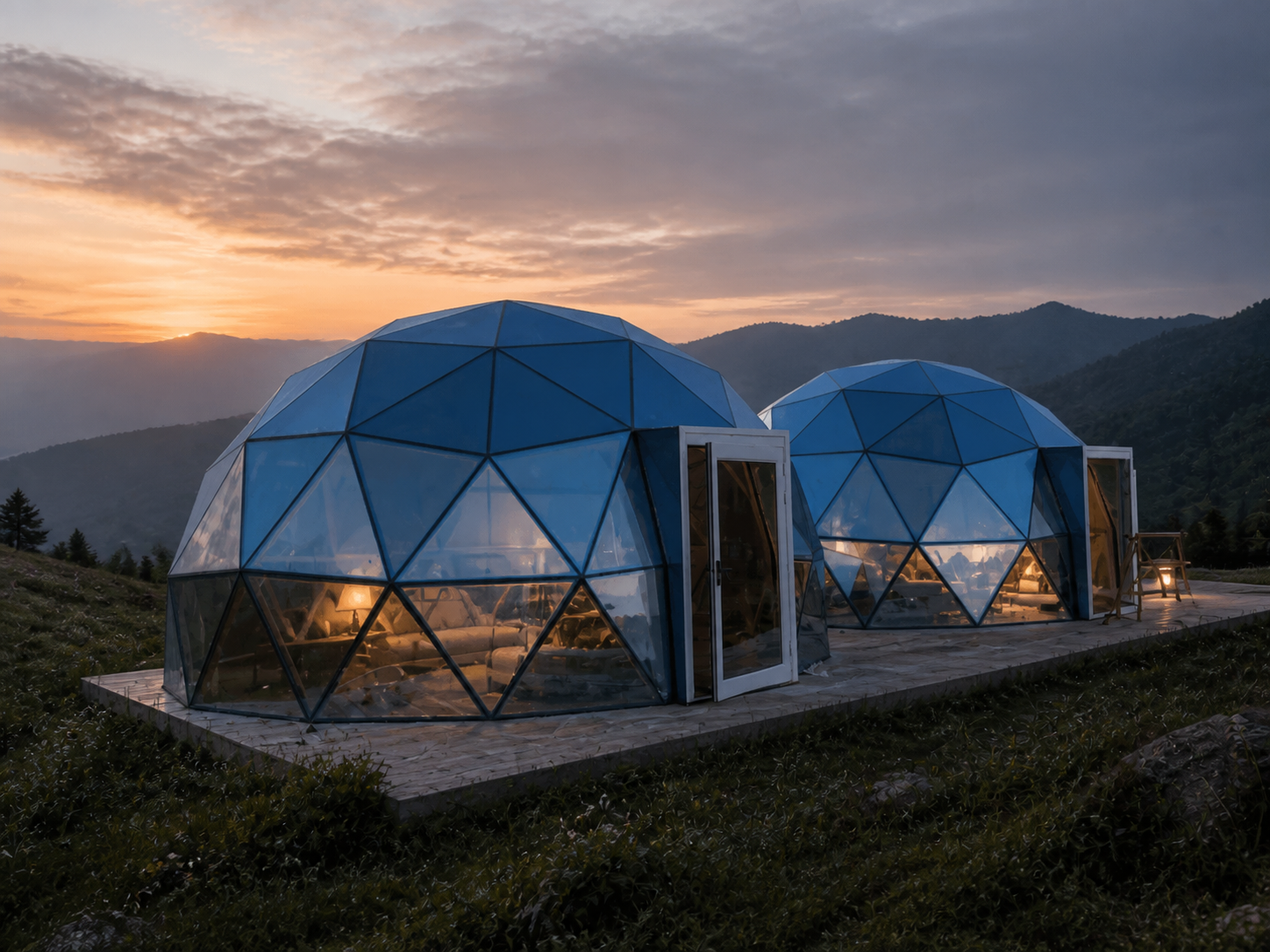星庐 X04 高山草甸野奢营地效果图